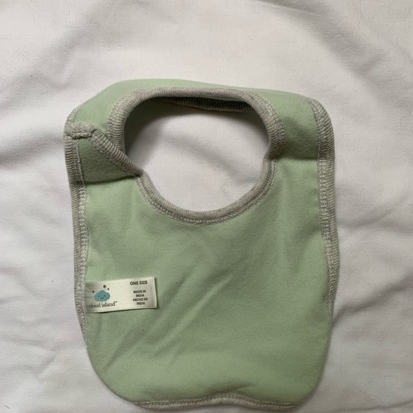 Cloud Island bibs - set of 4. Green and yellow. - Picture 6 of 9